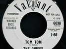 THE CHIEFS Tom Tom & How  ? Rarer 1963 Surf Garage Mod Beat DJ 45 VALIANT #6038