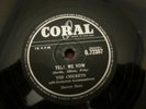 BUDDY HOLLY (THE CRICKETS) 78 RPM TELL ME HOW / MAYBY BABY (CORAL Q 72307)