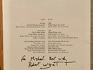 robert wyatt rock bottom vinyl LP signiert autogramm signed autographed