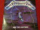 METALLICA - RIDE THE LIGHTNING LP OZ PRESSING 1986 - RARE  EX CONDITION