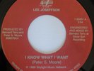 Modern Soul LEE JOSEFFSON I Know What I Want / Same M-