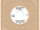 YVONNE & THE VIOLETS Cross My Heart BARRY DJ EX RARE UNPLAYED NORTHERN SOUL 45