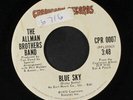 ALLMAN BROTHERS BAND: Blue Sky / Melissa 45 (tol) Rock & Pop