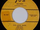 EDDIE BOYD: Five Long Years JOB ’53 RARE  R&B Blues Orig 45 HEAR