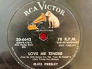 RCA VICTOR 20-6643 Elvis Presley 78rpm Love Me Tender/Anyway You Want Me