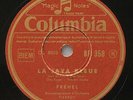 FREHEL la java bleue & ou sont mes amants Disque 78 tours Columbia BF 358