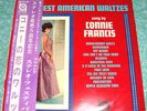 CONNIE FRANCIS - GREATEST AMERICAN WALTZES - SUPER RARE  JAPAN Vinyl LP with OBI