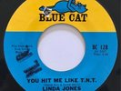 LINDA JONES rare You Hit Me Like T.N.T. northern soul stomper 45 HEAR