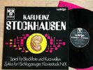 STOCKHAUSEN Spiral, Klavierstuck VETTER RZEWSKI 1stPress 1960s WERGO MINT