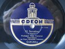 78rpm Prof. ALDO FERRARESI (VIOLIN) plays Paganini & Bazzini - RARE ODEON