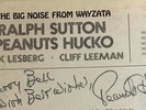 RALPH SUTTON AND PEANUTS HUCKO, BIG NOISE FROM WAYZATA, SIGNED BY MR. HUCKO