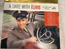 Elvis Presley LPM-2011 A Date With Elvis LP W/ Hype  And Gold Band Original 1959