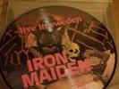Iron Maiden-Live In Sweden 1&2 2X Pic Disc Lp set New  1983 live set