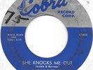 HAROLD BURRAGE She Knocks Me Out on Cobra blues R&B Willie Dixon 45 HEAR