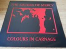 sisters of mercy - colours in carnage   - 2 x lp -coloured