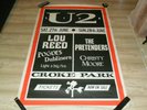 U2 - CROKE PARK JOSHUA TREE TOUR 1987 BILLBOARD POSTER LOU REED PRETENDERS VG