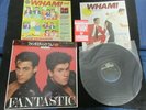 Wham  Fantastic Japan Vinyl LP Wham Magazine Stage Pass George Michael Ridgeley