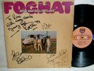 FULLY SIGNED FOGHAT ROCK AND ROLL OUTLAWS ALL 4 ORIGINAL MEMBERS FRAMABLE COVER