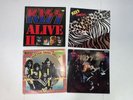 KISS Vinyl Records Alive, Hotter Than Hell, Animalize, Alive II(with tattoos )