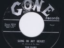 THE DUBS Song in My Heart / Be Sure (My Love) GONE Vinyl 45 R&B Record VG+ 1958