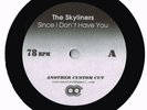THE SKYLINERS VINYL 78 - SINCE I DON'T HAVE YOU - THIS I SWEAR - EX+ CONDITION