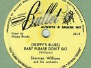 BLUES 78 : SHERMAN WILLIAMS & HIS ORCHESTRA ON BULLET 283