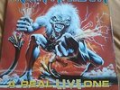 IRON MAIDEN A Real Live One LP  BRAZIL PRESSING ORIGINAL VINYL VG+/EX+