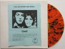 PAUL MCCARTNEY & WINGS Live  SPLATTER COLORED VINYL LP Not TMOQ Beatles