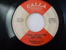 Frankie & The Classicals I Only Have Eyes For You Calla 45 VG 1966 Soul