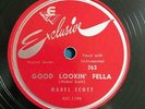 MABEL SCOTT GOOD LOOKIN FELLA/ WHEN DID YOU LEAVE HEAVEN 1948 EXCLUSIVE 78 BLUES
