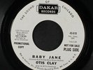 OTIS CLAY: Baby Jane / You Hurt Me For The Last Time 45 (dj, funky upfront Nort