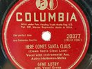 Gene Autry Here Comes Santa Claus An Old Fashioned Tree 78rpm Columbia 20377