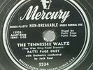 Patti Page The Tennessee Waltz Boogie Woogie Santa Claus 78rpm Mercury 5534