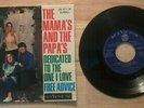 RARE FRENCH EP THE MAMA'S AND THE PAPA'S DEDICATED TO THE ONE I LOVE