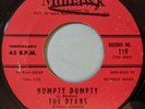 The Deans - Humpty Dumpty / La Chiam 45 Mohawk Doo Wop Rockabilly VG