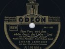 78 Rpm ZARAH LEANDER Eine Frau Wird Erst Schön Durch Die Liebe German 1938 10
