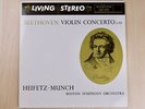 Classic Records LSC-1992 180 gram Reissue - Heifetz - Beethoven Violin Concerto