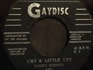 JAMAICA Funk Soul Doo Wop DOBBY DOBSON DELTAS Cry A Little 45 7' VERY RARE Hear