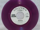 Barbara Streisand PEOPLE 1964 Columbia Label Purple Vinyl Funny Girl RARE COPY