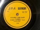 Eagle-aires 1954 DOO WOP 78 Number One Baby / Cloudy Weather on J.O.B. Label VG+