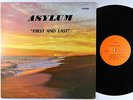 Asylum - First And Last LP - Rare Private Psych Folk OG Press