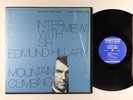Sir Edmund Hillary - Mountain Climbing: An Interview LP - Folkways VG+ Shrink