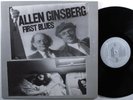 ALLEN GINSBERG First Blues JOHN HAMMOND 2XLP VG++ promo w/newspaper gatefold **