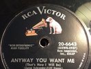 78 RPM; ELVIS PRESLEY; LOVE ME TENDER / ANYWAY YOU WANT ME VG+++ RCA- 20-6643