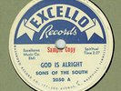 GOSPEL 78 : SONS OF THE SOUTH ON EXCELLO WHITE LABEL 2050 IN E- CONDITION
