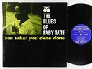 Baby Tate - Blues Of Baby Tate LP - Prestige Bluesville OG Press VG+