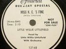 Little Willie Littlefield . Miss K.C.'s Fine b/w Rock .1953 Federal 78 rpm Promo