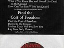 CROSBY STILLS NASH & YOUNG  Ohio / Cost Of Freedom   original 45 with PicSleeve