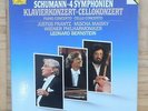 B609 DG DIGITAL MISCHA MAISKY SCHUMANN 4 SYMPHONIES & CELLO CONCERTO 3 x LP