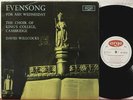 Argo ZRG 5365 grooved oval white promo Evensong for Ash Wednesday TAS audiophile